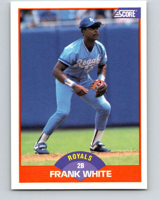 1989 Score #390 Frank White Mint Kansas City Royals