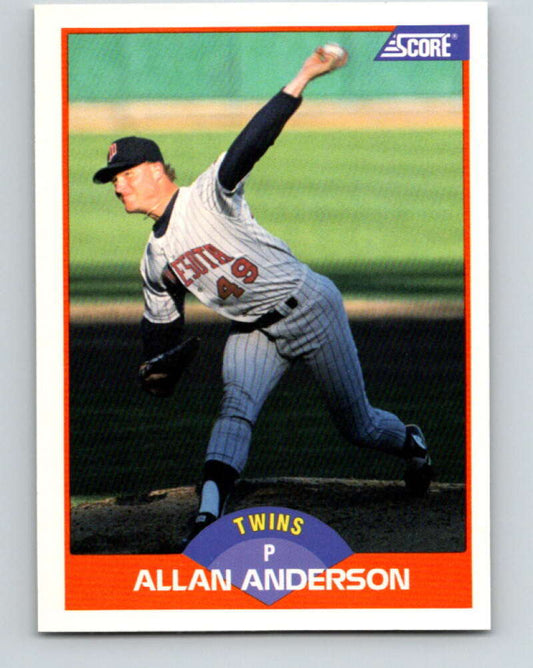 1989 Score #394 Allan Anderson Mint Minnesota Twins