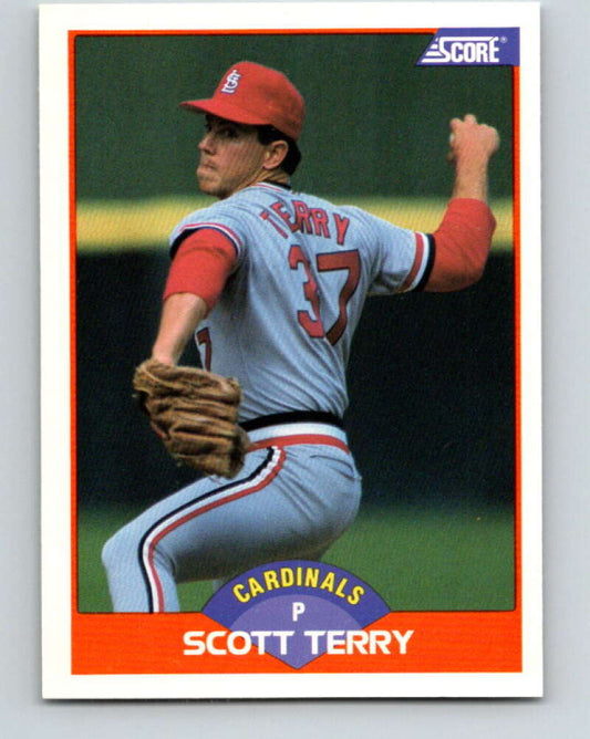 1989 Score #397 Scott Terry Mint St. Louis Cardinals