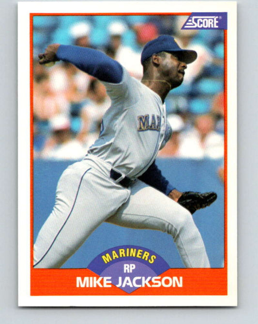 1989 Score #398 Mike Jackson Mint Seattle Mariners