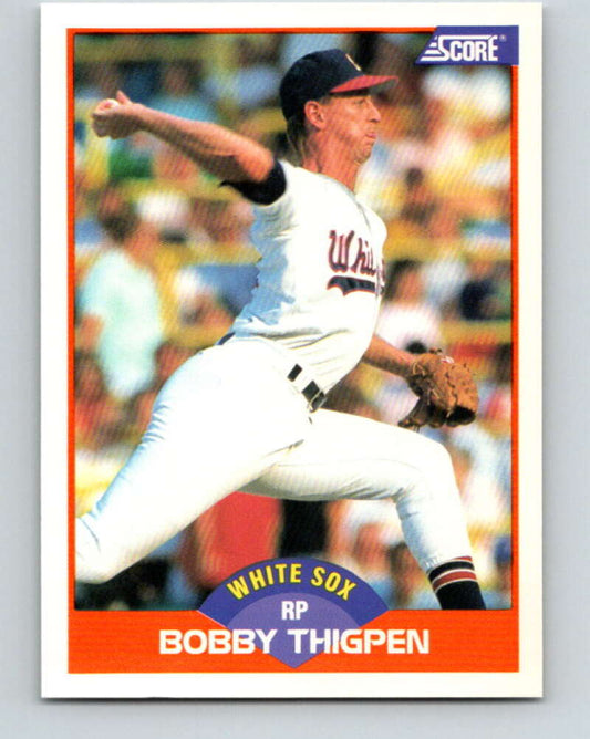 1989 Score #399 Bobby Thigpen Mint Chicago White Sox