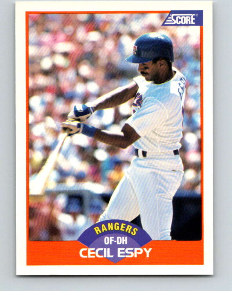 1989 Score #401 Cecil Espy Mint Texas Rangers