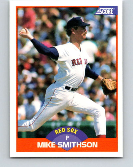 1989 Score #403 Mike Smithson Mint Boston Red Sox