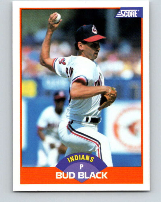 1989 Score #404 Bud Black Mint Cleveland Indians