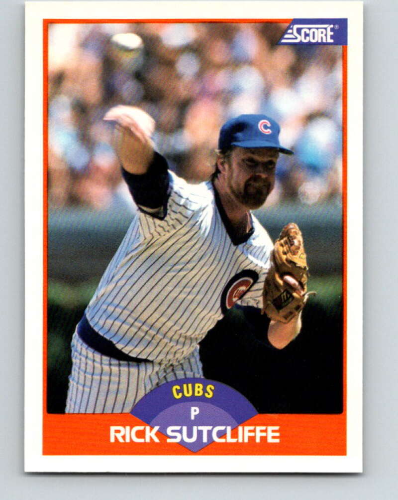 1989 Score #407 Rick Sutcliffe Mint Chicago Cubs