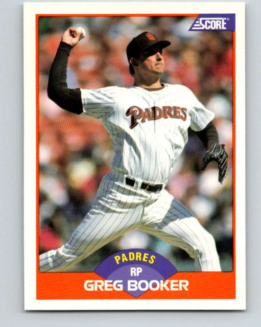 1989 Score #417 Greg Booker Mint San Diego Padres