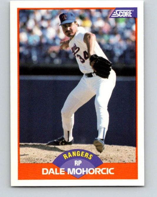 1989 Score #420 Dale Mohorcic Mint Texas Rangers
