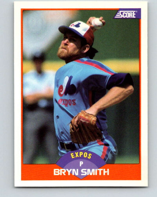 1989 Score #428 Bryn Smith Mint Montreal Expos