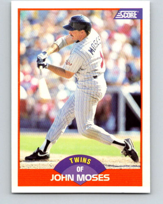 1989 Score #432 John Moses Mint Minnesota Twins