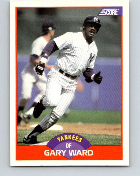 1989 Score #435 Gary Ward Mint New York Yankees