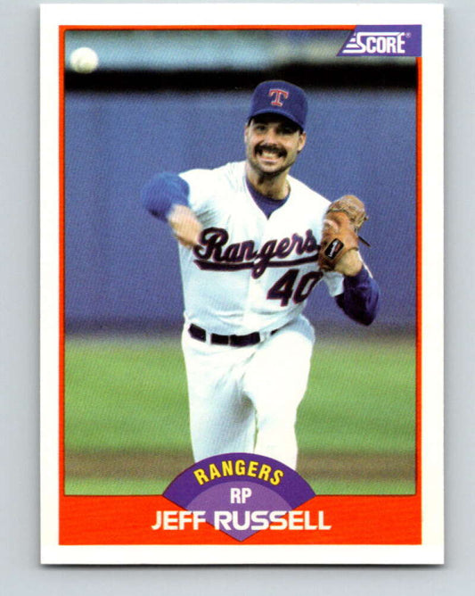 1989 Score #438 Jeff Russell Mint Texas Rangers