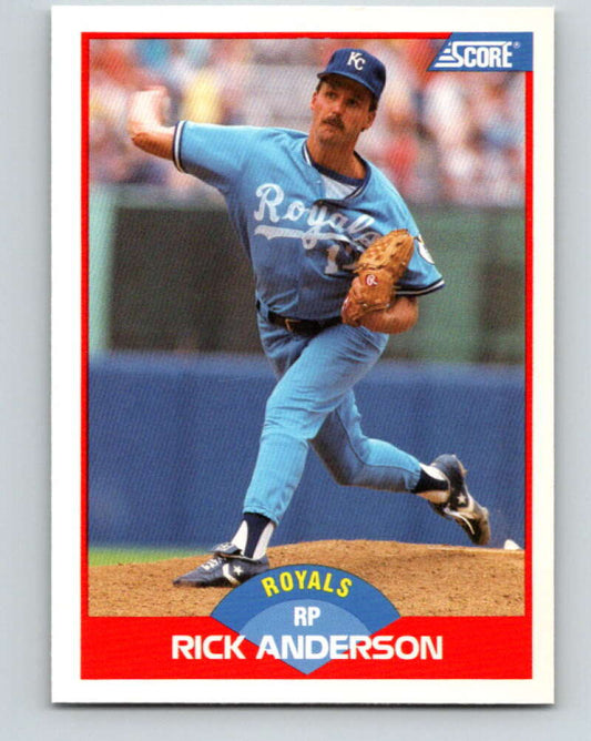 1989 Score #441 Rick Anderson Mint Kansas City Royals
