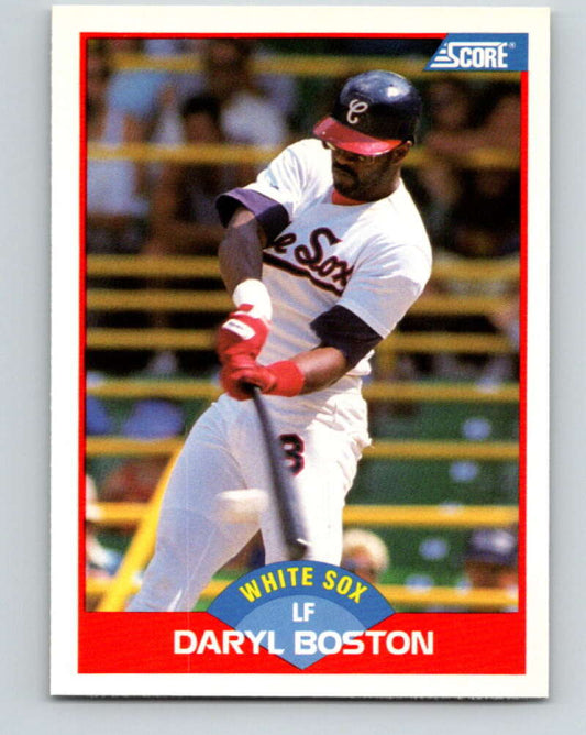 1989 Score #443 Daryl Boston Mint Chicago White Sox