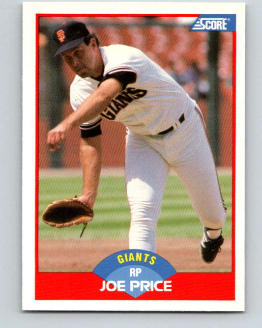 1989 Score #444 Joe Price Mint San Francisco Giants