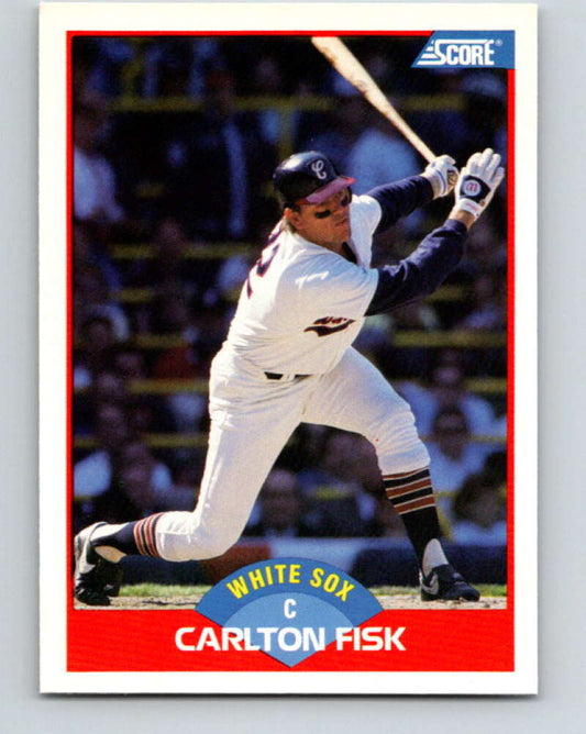 1989 Score #449 Carlton Fisk Mint Chicago White Sox