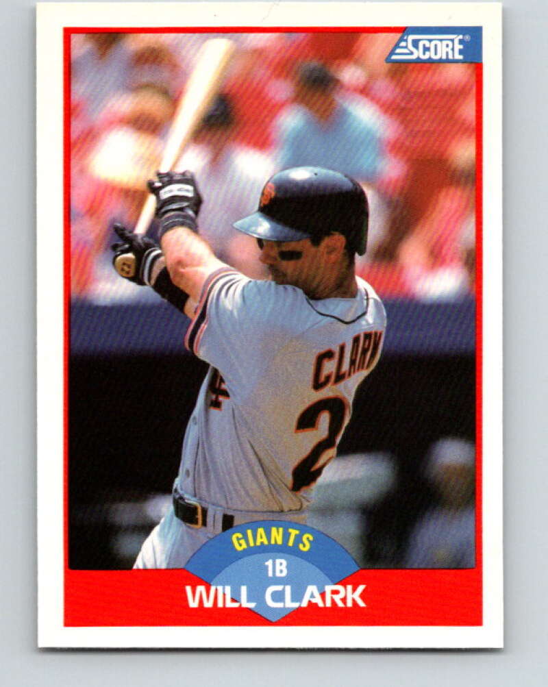 1989 Score #450 Will Clark Mint San Francisco Giants