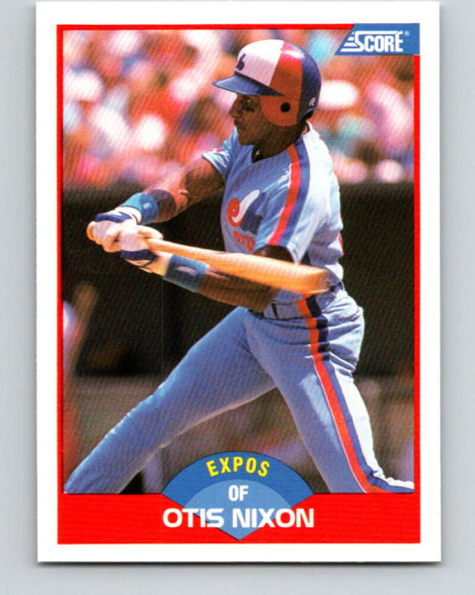 1989 Score #451 Otis Nixon Mint Montreal Expos