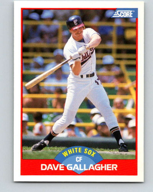 1989 Score #455 Dave Gallagher Mint RC Rookie Chicago White Sox