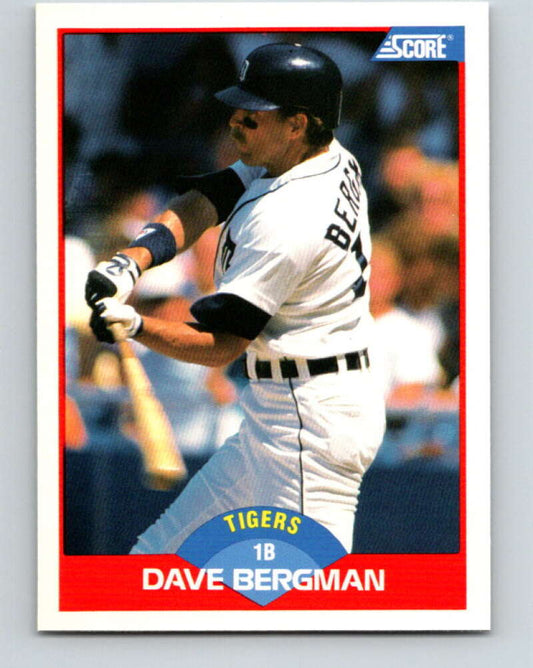 1989 Score #469 Dave Bergman Mint Detroit Tigers