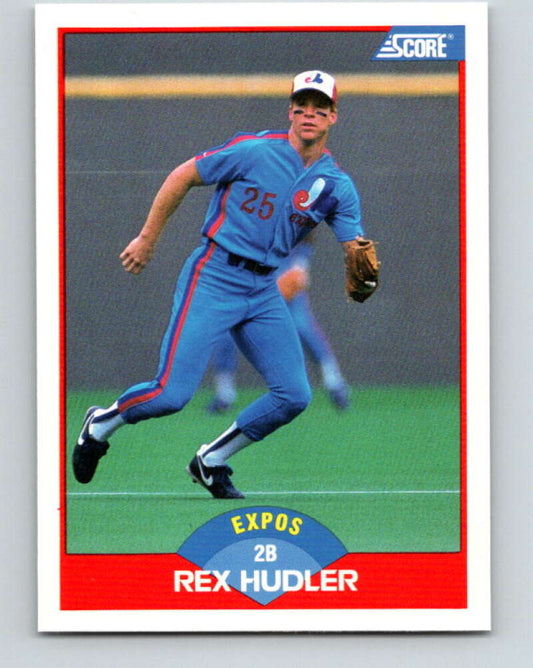 1989 Score #470 Rex Hudler Mint Montreal Expos