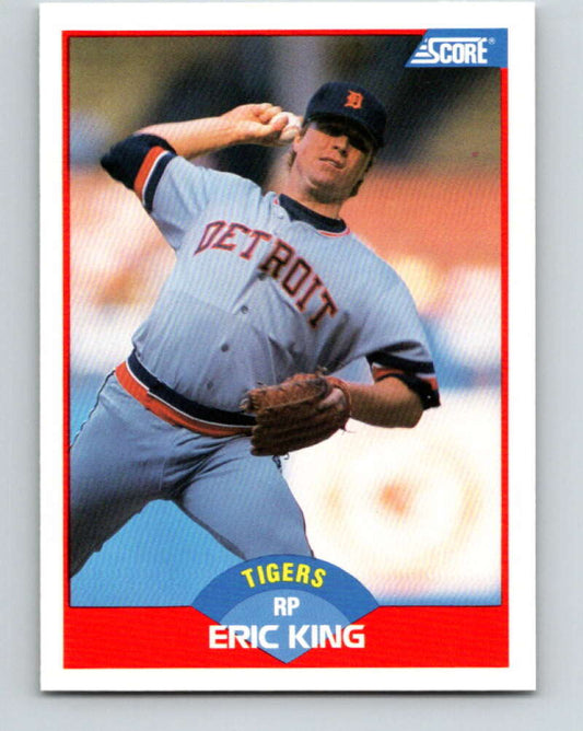 1989 Score #471 Eric King Mint Detroit Tigers