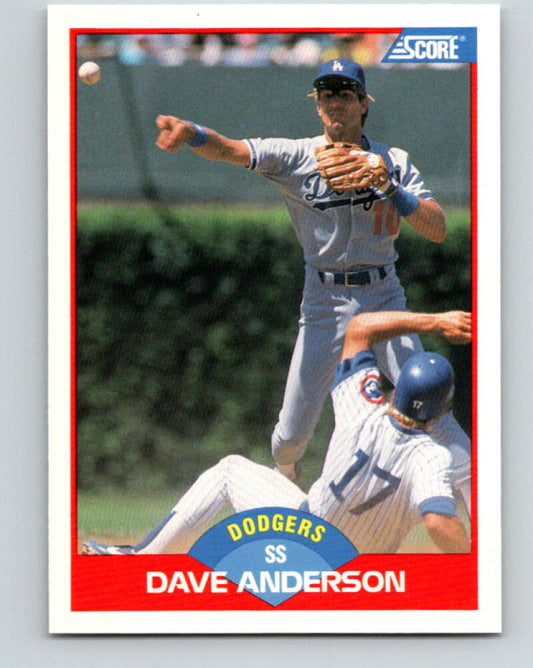 1989 Score #478 Dave Anderson Mint Los Angeles Dodgers