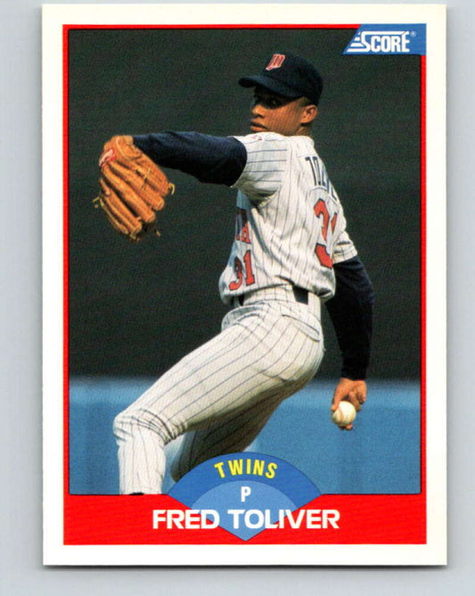 1989 Score #479 Freddie Toliver Mint Minnesota Twins