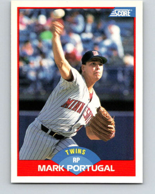 1989 Score #482 Mark Portugal Mint Minnesota Twins