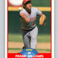 1989 Score #485 Frank Williams Mint Cincinnati Reds