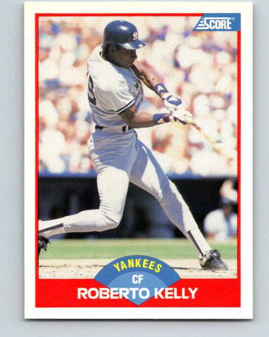 1989 Score #487 Roberto Kelly Mint New York Yankees