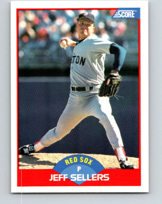 1989 Score #491 Jeff Sellers Mint Boston Red Sox