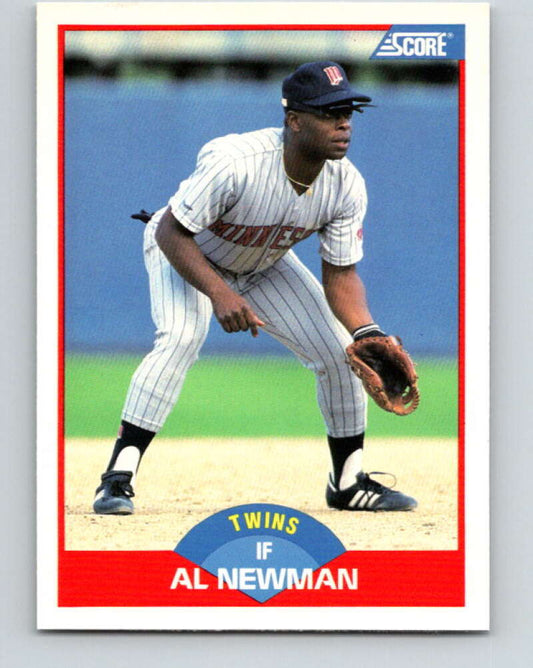 1989 Score #493 Al Newman Mint Minnesota Twins