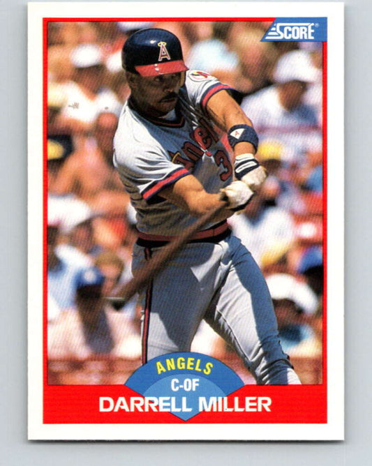 1989 Score #499 Darrell Miller Mint California Angels