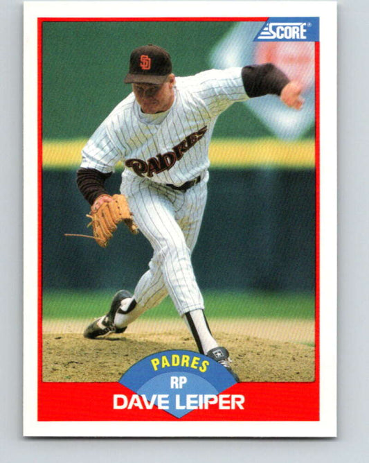 1989 Score #515 Dave Leiper Mint San Diego Padres