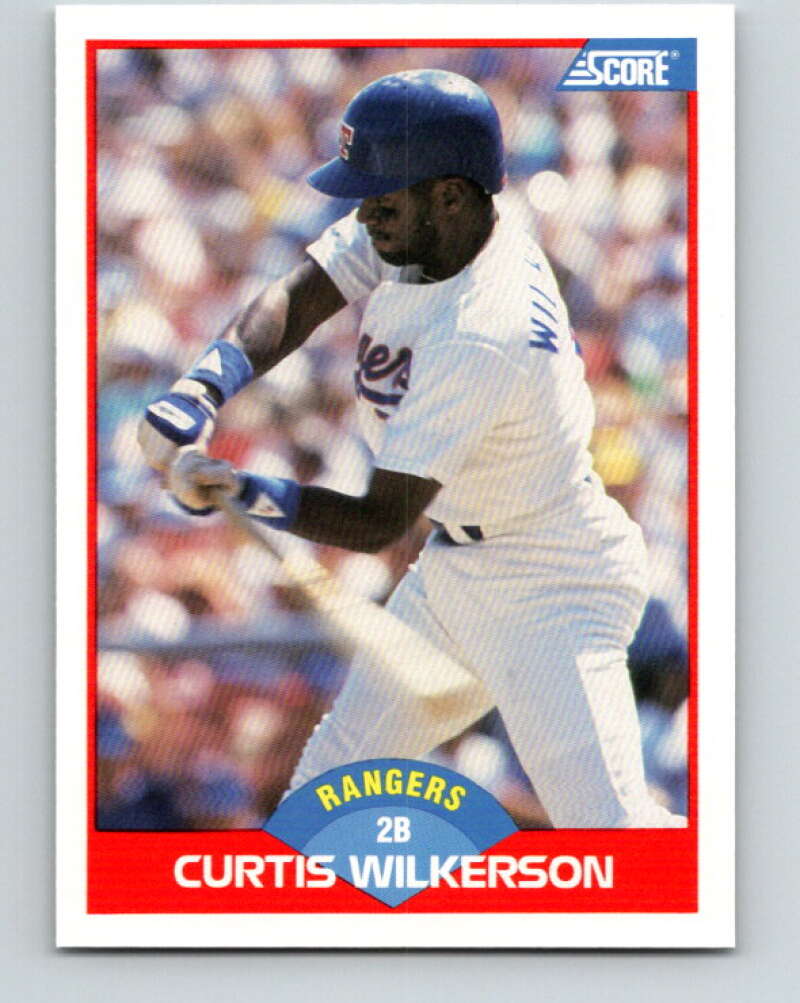 1989 Score #518 Curtis Wilkerson Mint Texas Rangers