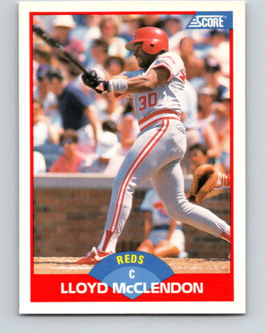 1989 Score #521 Lloyd McClendon Mint Cincinnati Reds