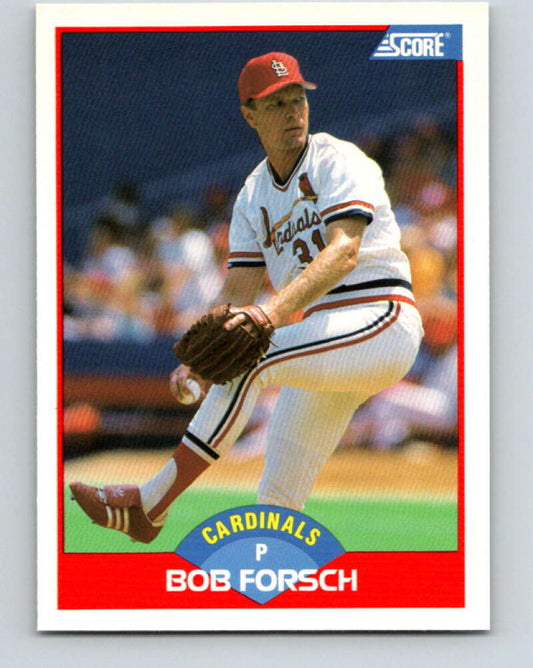 1989 Score #525 Bob Forsch Mint St. Louis Cardinals