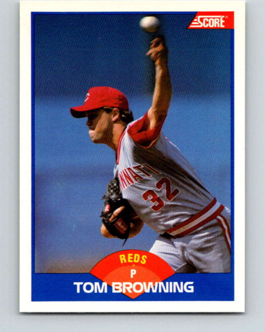 1989 Score #554 Tom Browning Mint Cincinnati Reds