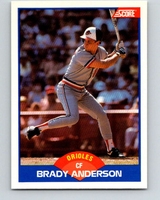 1989 Score #563 Brady Anderson Mint Baltimore Orioles