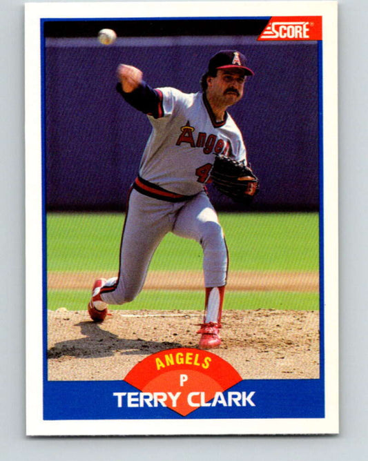 1989 Score #566 Terry Clark Mint RC Rookie California Angels