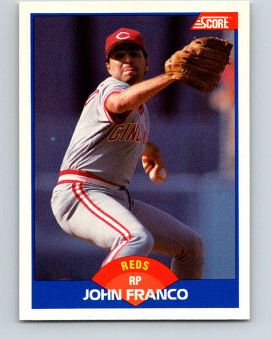 1989 Score #575 John Franco Mint Cincinnati Reds