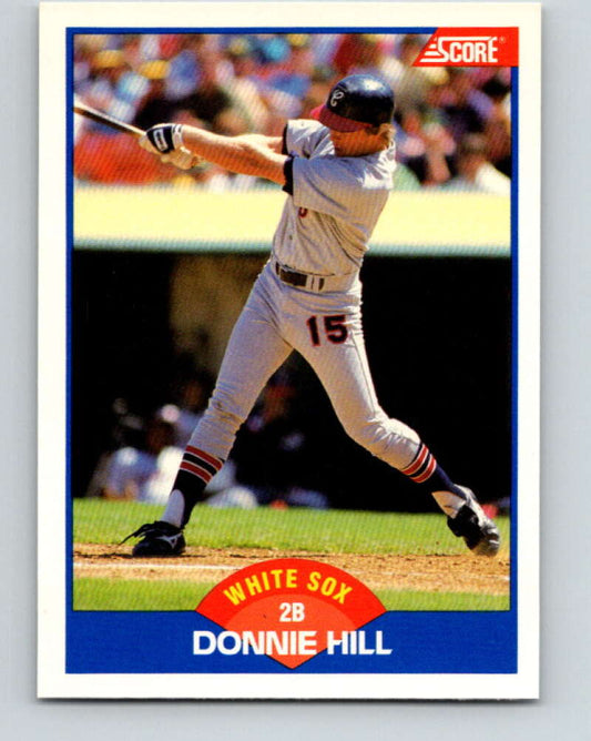 1989 Score #583 Donnie Hill Mint Chicago White Sox