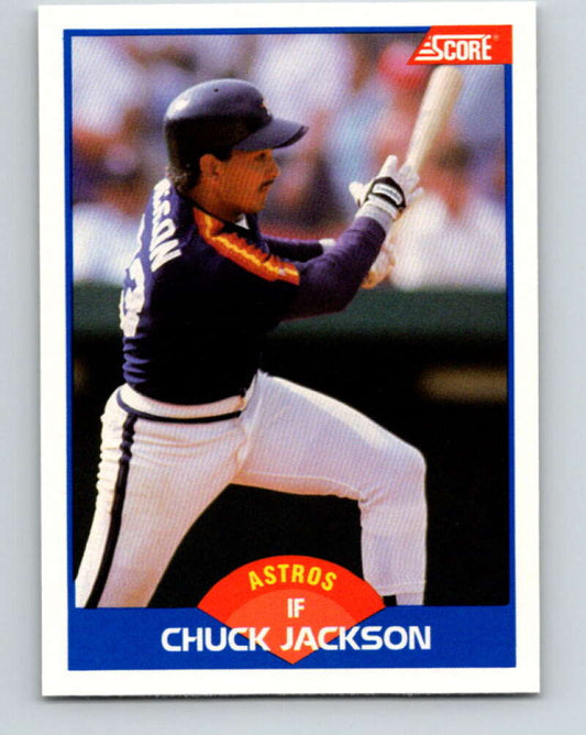 1989 Score #584 Chuck Jackson Mint Houston Astros