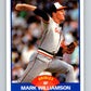 1989 Score #592 Mark Williamson Mint Baltimore Orioles