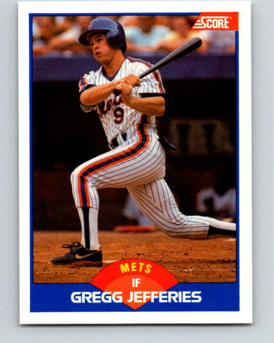 1989 Score #600 Gregg Jefferies Mint New York Mets