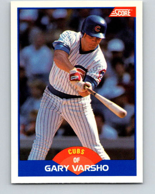 1989 Score #604 Gary Varsho Mint Chicago Cubs