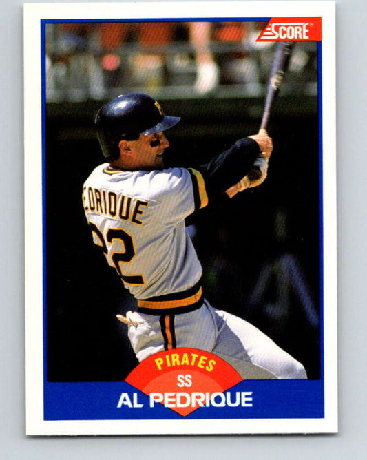 1989 Score #614 Al Pedrique Mint Pittsburgh Pirates
