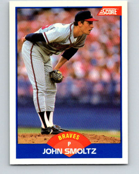 1989 Score #616 John Smoltz Mint Atlanta Braves