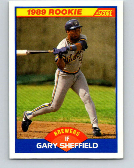 1989 Score #625 Gary Sheffield Mint Milwaukee Brewers