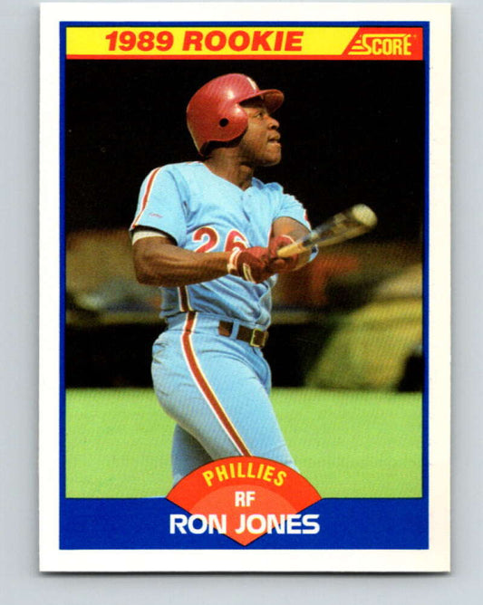 1989 Score #639 Ron Jones Mint RC Rookie Philadelphia Phillies